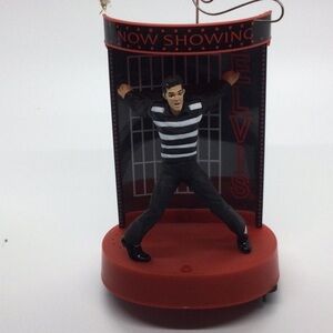 Holiday Elvis Presley Christmas Illuminated Musical Ornament (Jailhouse Rock)